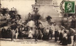 CPA Brodeaux Monument Of Of Gironde Groups Northern