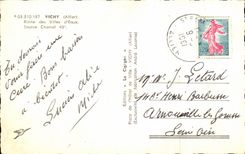 CPSM Vichy Queen of the Towns of Water Chamel Source