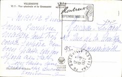 CPSM Villeneuve View and Grammont