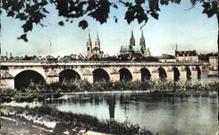 CPA Moulins the Regemortes Bridge