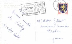 CPA Vichy Place de l'Hotel de Ville 