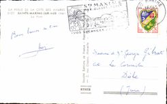 CPA La Perle De La Cote Des Maures Sainte Maxime Sur Mer Le Port