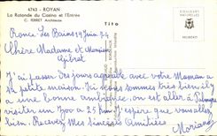 CPSM Royan el de la Rotonda del casino y de la entrada