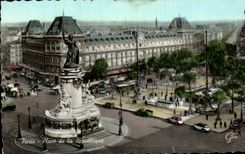 CPA Paris Places Republic