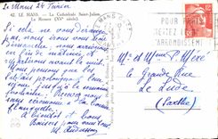 CPA Mans the Cathedral Saint Julien the Rosette