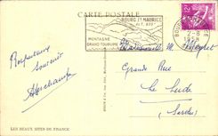 CPA Collar Of Small St Bernard View And Italy