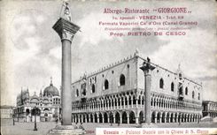 CPA Albergo Ristroante Giorgione Venezia Fermata Vaporini Ca' d' Oro Pietro De Cesco