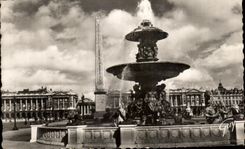 CPA Paris And Its Wonders Place Harmony One Of the fontalines And the Obelisk