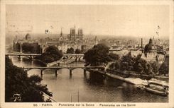 Panorama de CPA Paris en el panorama de Seine