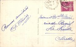 CPA the Pyrenees Road Of the Collar of Aspin in Winter Seen On the Peak Of the South