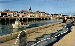 CPSM Sables d'Olonne the Port And the Quay Of Thatch