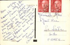 CPA Granada Albambra Nevada Sierra