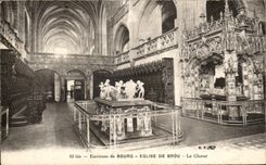 CPA Surroundings of Borough Eglise De Husks Chorus