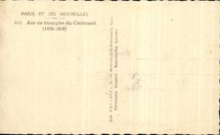 CPA Wonders Arc de Triomphe of the Carousel