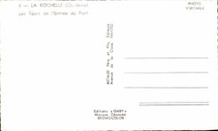 Viajes de CPSM La Rochelle de la entrada del puerto