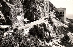 CPA Menton Froniere and of Holy Bridge Louis Italian customs