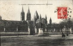 CPA Caen Abside de L'abbaye Aux Hommes 