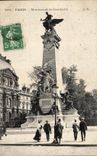CPA Paris Monument of Gambetta Louvre