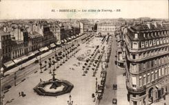 CPA Bordeaux Alleys of Tourny