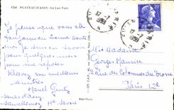 CPA Plate Of ESA the Green Lake