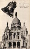 CPA Paris Montmartre Basilica of the Sacring Heart and the Savoyard one