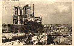 CPA Paris In Flance Our Lady of Paris View