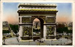 CPA Paris Et Ses Merveilles Are de Triomphe de l'Etolle