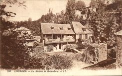 CPA Lourdes the House of Bernadette