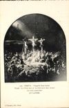 CPA Dreux Chapelle Saint Louis Vitrail Le Christ mert sur la Croix entre deux larrons Les Morts Ressuscitent Lariviere