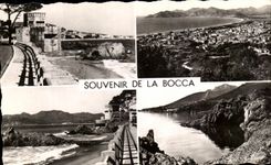 CPA la dimension del recuerdo azul de los alrededores de Bocca de Cannes