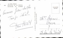 CPA la dimension del recuerdo azul de los alrededores de Bocca de Cannes