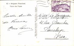 Paladar de CPA Avignon de los papas