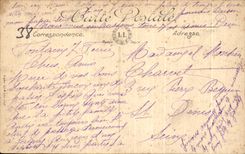 CPA Grenoble View and the Alpine range