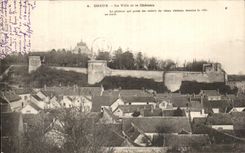 CPA Dreux La Ville et le Chateau 