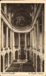 CPA Palais De Versailles La Chapelle Interieur 