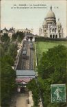 CPA Paris the Sacring Heart And Funiculaire De Montmartre