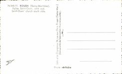CPSM Rouen Eglise Saint Ouen Dimensions Southern