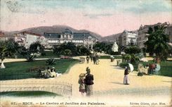 CPA Nice the Casino And Gardens Of the Palm trees