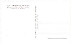 CPSM Cathedrale De Rheims the Guardian angel Of Saint Nicaise Sourire De Rheims