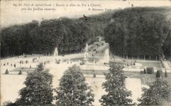 CPA Parc De Saint Cloud Basin And Allee Of the Horseshoe Pris Of the Gardens Reserves