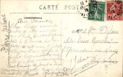 CPA Foret De Fontainbleau the Pond With the Hinds