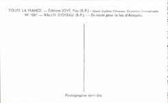 CPSM Valley D' Ossau On the way for the Lake Artouste