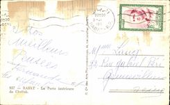 CPSM Morocco Folds back the Gate interior of Chellah