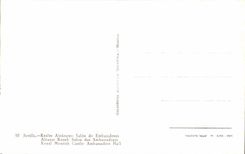 CPA Sevilla Reales Alcazares Living room of Embajadores