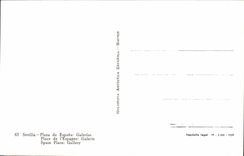 CPA Sevilla Plaza de Espana Galerias Places from Spain Galerie Spain Place Gallery