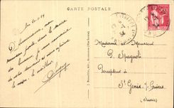 CPA Mountain of the Mount Blanc Seen of Annemasse