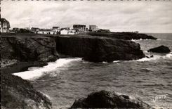 CPA la cornisa de Vendean entra en Croix de Vie y Sion