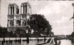 CPA Paris Notre Dame and the Seine