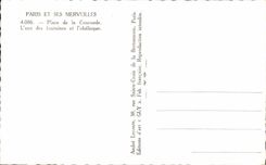 CPA Paris And Its Merveillees Places Harmony