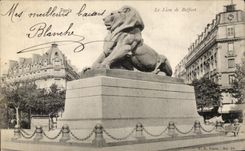 CPA the Lion of Belfort Paris